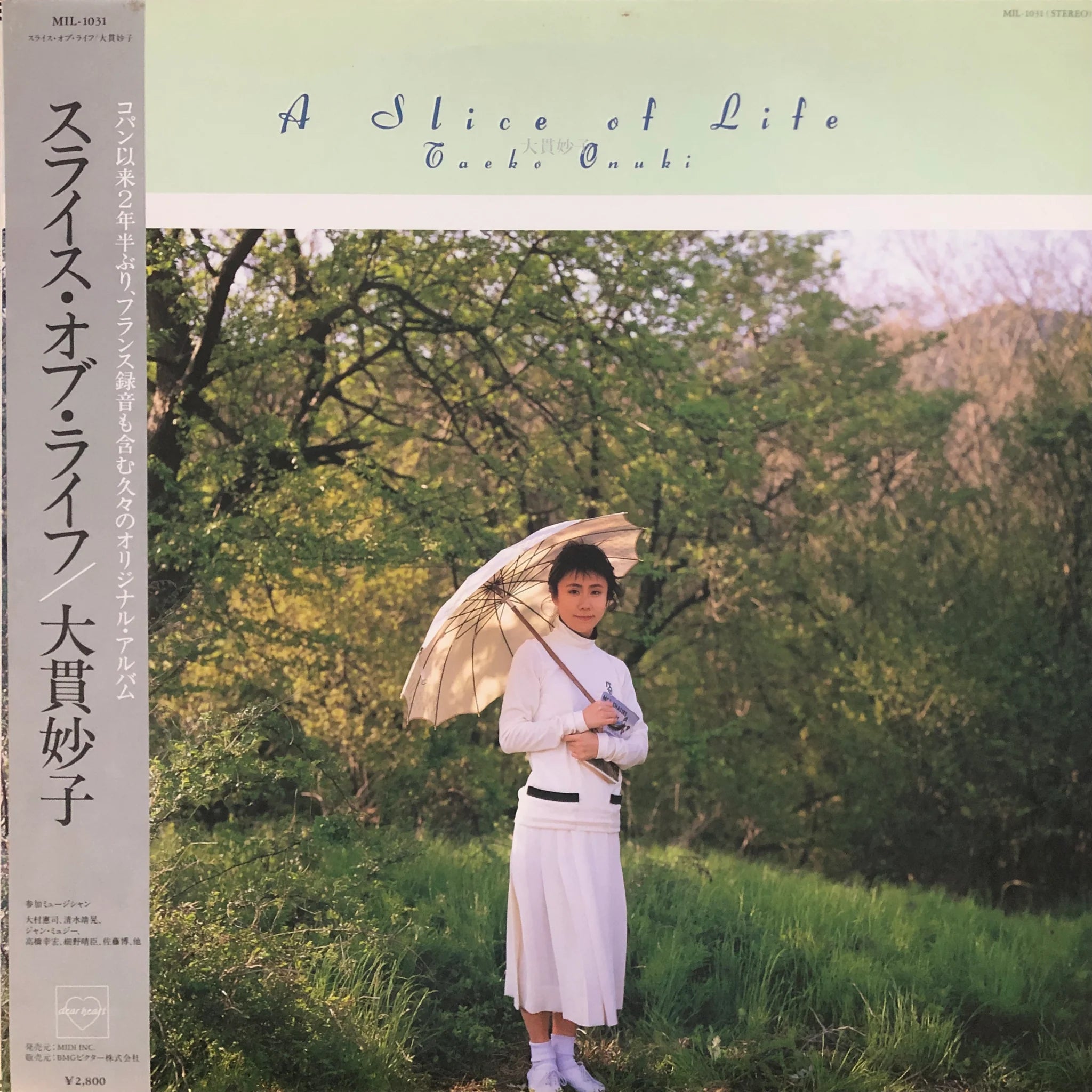 Taeko Onuki - A Slice of Life | Vinyl LP | OH JEAN RECORDS